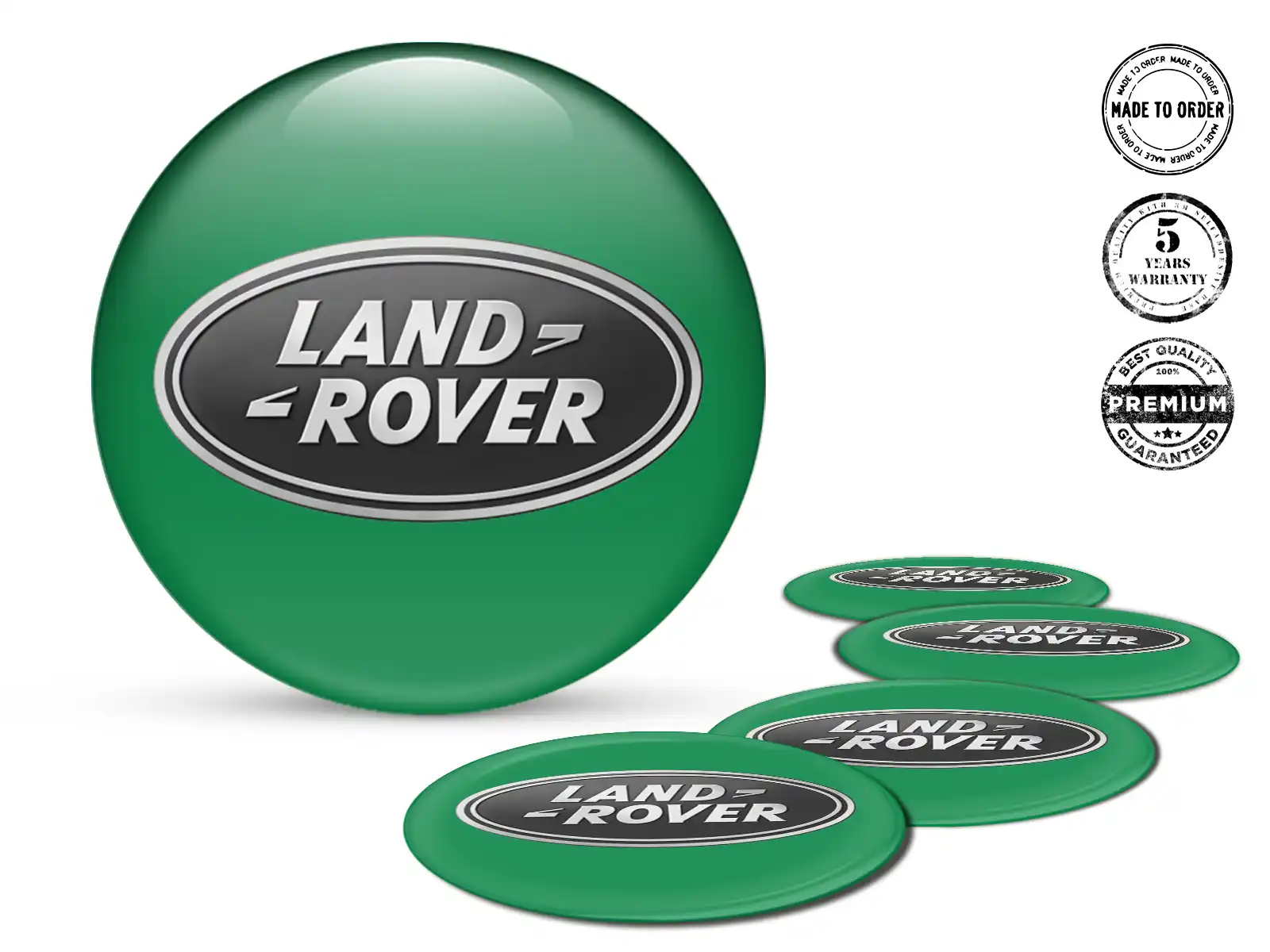 Land Rover Rademblem Ausgabe Premium Gewölbte Aufkleber